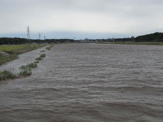 2013年10月16日 台風26号 印旛沼
